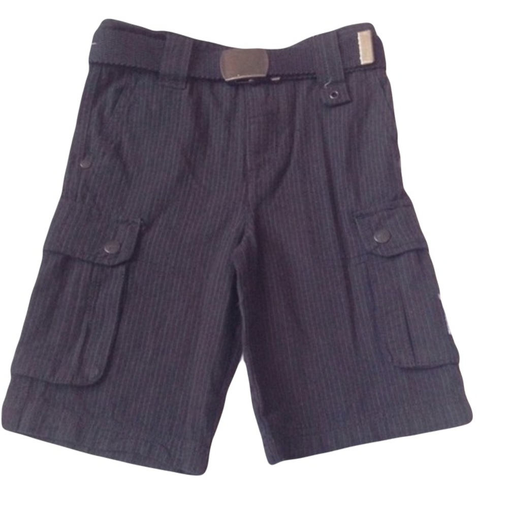 Shaun White Black Cargo Shorts for Kids